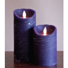 [LED 양초]FLAMELESS CANDLE PLUM DISTRESSED - 진자주색 [5인치]